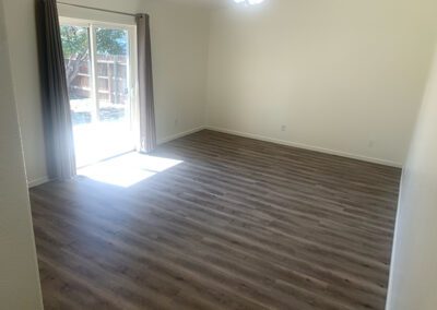 Custom living room flooring