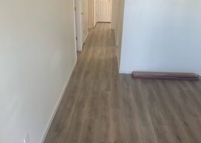 Custom hallway flooring